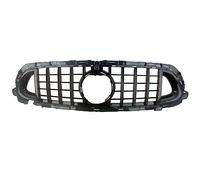 Standard Grill Car Front Racing Billet Bumper Grille Grill For Benz E-Class E260/E300/E350 W213 2021+ Grille Car Grilles(Carbon Black)