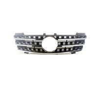 Standard Grill Car Front Racing Upper Bumper Grilles For Benz W164 ML-Class ML280 ML320 ML350 ML420 ML500 2005-2011 Car Grilles(Black 3)