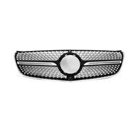 Standard Grill For Benz For V-Class For W447 2015-2019 For V250 V300 V260 Car Front Bumper Racing Diamond Grill Car Grilles(Black)