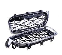 Standard Grill Kidney Front Bumper Grille Diamond Meteor Style Racing Grill For BMW 3 Series 2012-2018 Car Grilles(Chrome)