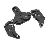 Standard Gripper Kit, Metal Industrial Robot Gripper with Curved and Flat Jaws, 85mm Max Jaw Opening, Detachable Extension Rails for Enhanced Strength and Versatility