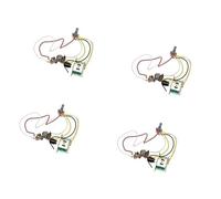 Standard Guitar Harness 4 Sets Electric Guitar Pre Wired Harness 3 Way Blade Toggle Converter 1V1T 500K