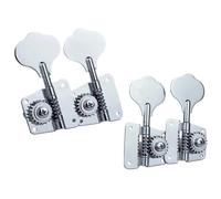 Standard Guitar Tuning Pegs Bass Tuners1:20 Ratio Open Gear Tuning Key Pegs Machine Head Replacement For Electric Jazz(2R2L)