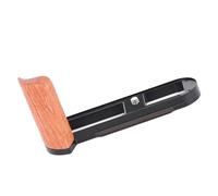 Standard Hand Grip for Camera Handle Wooden Handle Quick Battery Access Protective Aluminum Base Camera