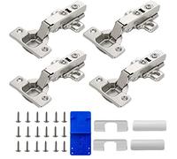 Standard Hinges Kitchen Cabinet Cupboard Door Hinge Embedded Hinge for Kitchen cabinets Integrated 4 Pieces…