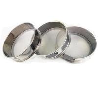 Standard Lab Test Sieve - 20cm 304SS Mesh with Chrome Plated Frame for Sampling and Inspection, 10-200 Mesh, 1PC(160 mesh(0.097))