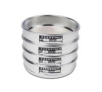 Standard Laboratory Test Sieve - 30cm Diameter, 304 Stainless Steel Mesh, Chrome Plated Frame, 6-250 Mesh-1pc(20 mesh(0.9mm))