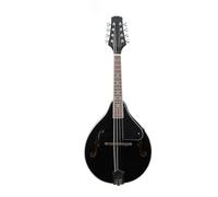 Standard Mandolin Musical Instruments Performer Type Black 8-String Basswood Ebony Mandolin Set A Style Mandolin With Case Strings For Beginners Adults(Black)