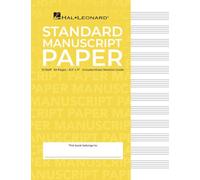 Hal Leonard Manuscript Paper Standard – Yellow Cover