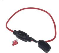 Standard/Mini/Micro Car Waterproof Fuse Box Blade Type in Line Fuse Holder Power Socket 18/16/14/12/10AWG 5A10A20A30A40A50A Protected circuits