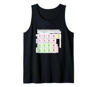 Standard Model of Elementary Particles Physics Student Gift Tank Top