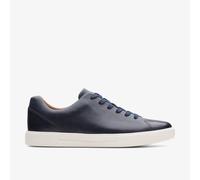 Clarks Mens Un Costa Lace Navy Leather Trainers Leather Sports