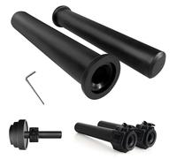 Standard Olympic Barbell Adapter Sleeve: Converts 1 inch Standard Weight Plate Posts to 2" Olympic Weight Plate Posts - Perfect for Deadlifts & Squats