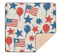 Standard Pattern Paper Cutouts Soft Thick Baby Play Mat for Indoor Outdoor Waterproof Baby Crawling Mat for Babies Infants Toddlers, 50'' x 50''