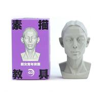 Standard Planar Head Model for Artists, Women Men Human Manikin Head, Learn The Planes Of Face, for Artistic Drawing Drawing Skecthing Paintings,Color White, Sculpture Beginner Learn (style7)