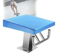 Standard Pool Diving Platform for Swim Competition Training, Stainless Steel Jumping Diving Board, One Step Diving Starting Block for Swim Meets & Training