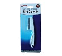 Standard Quality Durable Effective Handle Flea Lice Fine Metal Tooth Hair Nit Comb For Kids & Adults Use