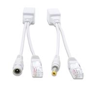 Standard RJ45 Power Over Ethernet Adapter for WLAN Routers Internet Passive Power Over Ethernet Separator Synthesizer Passive