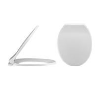 Standard Round Bottom Fix Soft Close - White