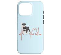 Standard Schnauzer Dog Heartbeat EKG Dogs Are My Cardio Case for iPhone 16 Pro