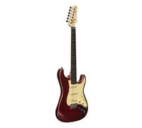 Stagg S-Type Starter Electric Guitar, Full Size with Tremolo Bar, Candy Apple Red
