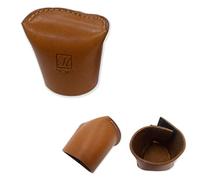 Standard Size, Japanese-Made Genuine Leather Utaguchi Cap, Shakuhachi Cover for Precious Shakuhachi, One-size-fits-most sizes