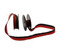 Standard Size Office Plus Home Printing Projects Seamless Red Nylon Ink Cartridge Compatible with Gr4 Model Dual Reel Typewriter Ribbon Replacement and Black