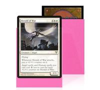 Standard Soft Sleeves, 66 x 91mm Clear Frosted Trading Card Sleeves for Magic, MTG, Sports Cards, Game Cards (100 Pink)