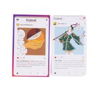 Standard Tarot Cards, Instarot Oracle Deck, English Version Divination Tool, Durable Playing Set, Spiritual for Friends Gathering Fate Reading Telling Party, 4.13x2.48 inches