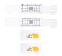 Standard Tell-Tales Monitor, Acrylic Tool, 2 Pieces | Precisions Gauges Device for Wall Deformation and, Acrylic Measuring, PortableCrack Monitor Grids