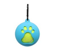 Standard Tennis Ball Holder With Carabiner Hands-Free Pet Ball Cover Holder For Training Walking Tennis Play Durable Hands-free Pet Ball Cover Holder Flexible And Durable