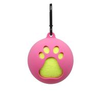 Standard Tennis Ball Holder With Carabiner Hands-Free Pet Ball Cover Holder For Training Walking Tennis Play Durable Hands-free Pet Ball Cover Holder Flexible And Durable