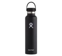 Standard thermos Hydro Flask with standard mouth flex cap 24 oz Black One size
