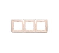 Standard Triple Universal Frame Beige Simon Basic BMR3B/12