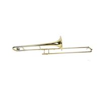 Standard Trombone Alto Trombone In B Key Brass And Gold Lacquer With Mouthpiece(Gold1)