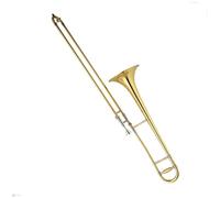 Standard Trombone B Flat Brass Outer Slide And Bell Mouthed White Copper Inner Slide Alto Trombone Instrument