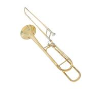 Standard Trombone Bb F Lacquered Gold Trombone For Beginners And Grade Exams