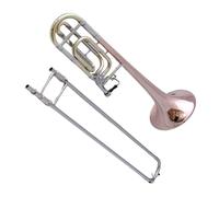 Standard Trombone Professional Gold Plated Phosphor Bronze Tenor Trombone In The Key Of B F(Red)