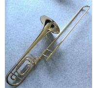 Standard Trombone Professional Gold Plated Phosphor Bronze Tenor Trombone In The Key Of B F(Yellow)
