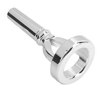 Standard Tuba Mouthpiece, Silver Plated Copper Mouthpiece Trainer, Professional Musical Instrument Equipment with High Polish Finish for Intermediate and Advanced Players, Enhances