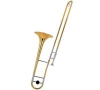 Standard Type Brass Gold Lacquer Bb Tone Tenor Trombone Brass Instruments With Mouthpiece Trombone Kit