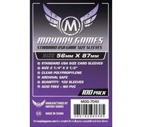 Standard USA Game Size Sleeves 56mm x 87mm (100)