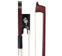Standard Violin Bow 4/4 Full Size Student Violin Bow Brazilwood Octagonal Stick Pure White Horsehair Ebony Frog violin bow