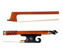 Standard Violin Bow 4/4 Size Violin Bow Pernambuco Fiddle Bows Black Ox Horn Frog Mongolian Horsehair Straight Violinist Orchestra Players violin bow
