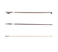 Standard Violin Bow 5pcs/1set Violin Bows 4/4-1/8 Octagonal Brazilwood Stick Ebony Frog White Horsehair For Student Practice Use violin bow (Color : 1-2)