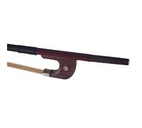 Standard Violin Bow German Style 3/4 4/4 Double Bass Brazilwood Bow White Horsehair Bow Student Bow Beginner Use violin bow (Color : 3-4)