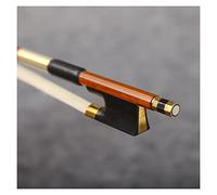 Standard Violin Bow Pernambuco Violin Bow 4/4 Round Stick With Solid Ebony Blank Frog And Coloured Abalone Slide violin bow