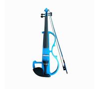 Standard Violin Handmade Electronic Violin. Playing Electro-acoustic Violin Instrument(Blue)