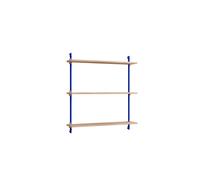 Standard Wall Shelf Oak/Deep Blue