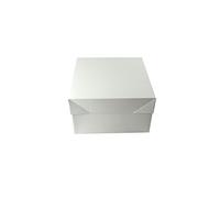 Standard White Cake Box 18" x 18" x 6" and 18" Square Drum (Pack of 5)